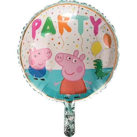 Ballon En Aluminium Standard Peppa Pig S60 Paquet J2452 Cdiscount Maison