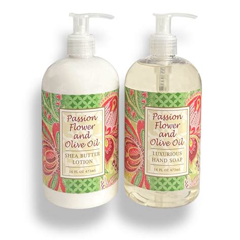 Greenwich Bay Trading Passion Flower Hand Body Lotion 16 Oz Floral