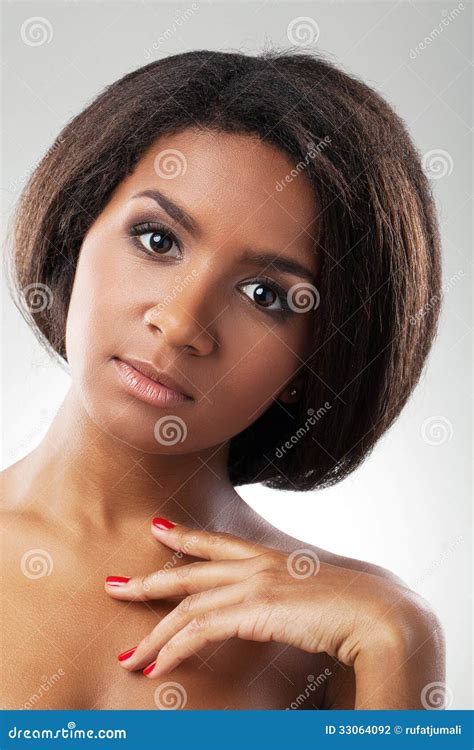 Beautiful Woman With Her Shoulders Naked Closeup Stock Photo Image Of Bare Height