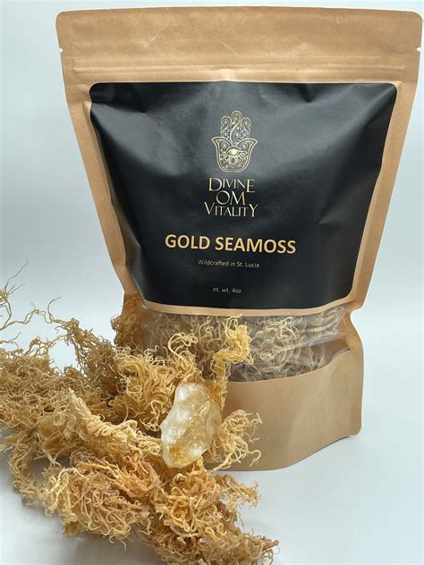 4oz Wildcrafted Gold Seamossirish Mossimported From St Etsy Uk