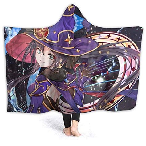 Ganyu Albedo Impact Hooded Blanket Genshin Impact Store