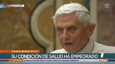 Telemetro Reporta On Twitter La Salud Del Papa Em Rito Benedicto Xvi