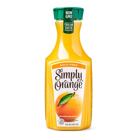 Simply Orange Pulp Free Orange Juice Weee