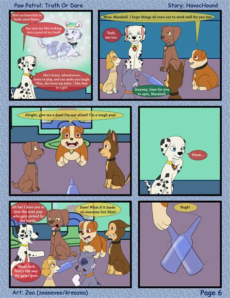 Paw Patrol Comic Truth Or Dare Pg 6 By Kreazea On Deviantart