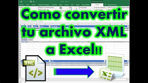 Como Convertir Archivo Xml A Excel Youtube