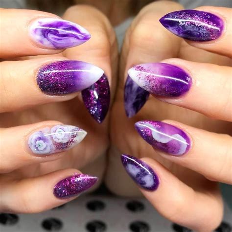 Inspiring Stiletto Nails To Win Over You Purple Nails Stiletto Nail