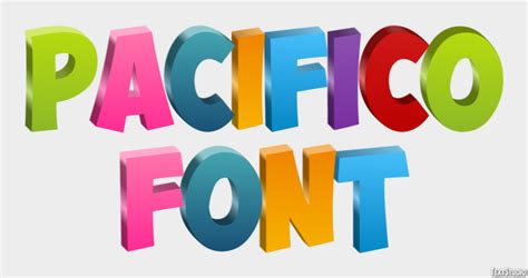 Pacifico Font Text Effect and Logo Design Font