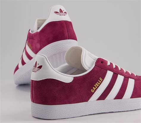 Adidas Gazelle Trainers Collegiate Burgundy Unisex Sports