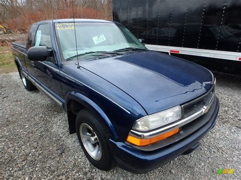 2001 Indigo Blue Metallic Chevrolet S10 Ls Extended Cab 130715487 Photo 5 Car