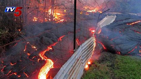 Hawaii Lava Flow Destroy Houses TV5 News YouTube