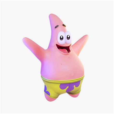 Patrick Star 3D model - 3DModels.org