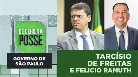 De Olho na Posse Tarcísio de Freitas e Felicio Ramuth 01 01 2023