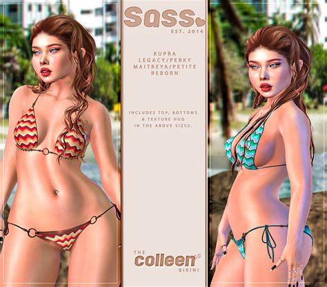 Second Life Marketplace Sass [colleen Bikini] V2 ♥ Kupra ♥ Legacy