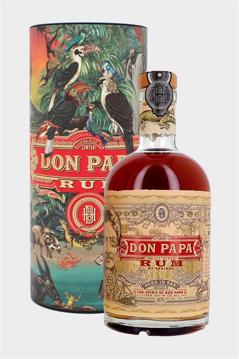 Don Papa Rhum Classic Ans Flora Fauna Canister Rhum Vieux Des