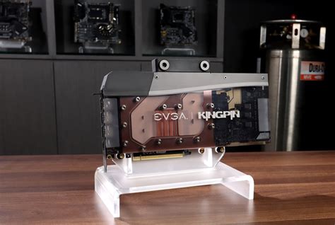 Evga Geforce Rtx Kingpin Hydro Copper Graphics Card Pictured