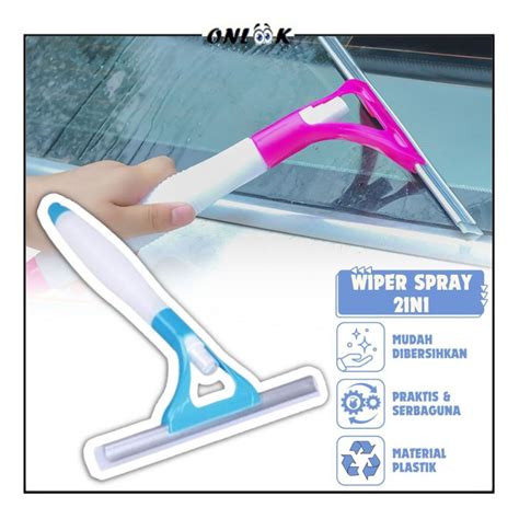 Jual Wiper Spray Window Cleaner 2in1 Alat Bantu Pembersih Debu