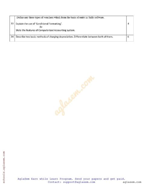 UP Board Class 12 Accountancy Pre Board Exam Question Paper 2024 PDF