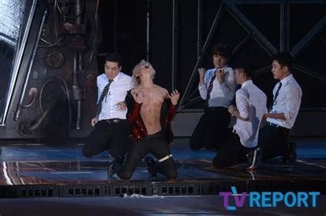 Smtown In Seoul Silver Hair Shirtless Taemin Lee Taemin