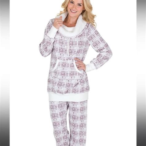 Pajamagram Intimates And Sleepwear Shearling Rollneck Pajama Set By