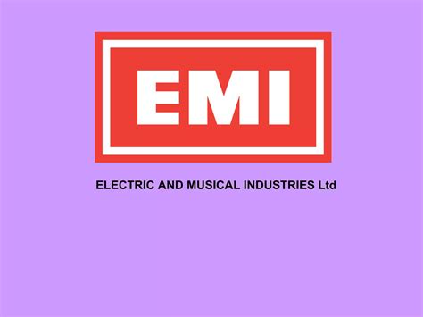 Emi Record Label Ppt