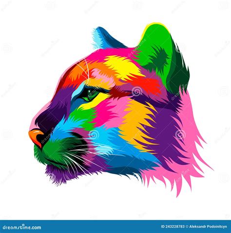 Cougar Head Vector Illustration CartoonDealer 29941308