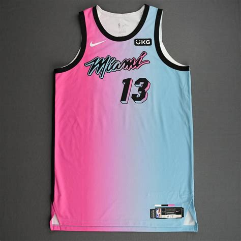 Bam Adebayo Miami Heat Game Worn City Edition Jersey 1st Half 2020 21 Nba Season Nba