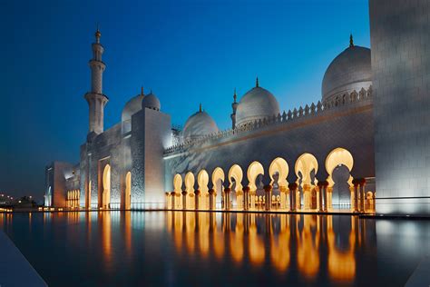 Sheikh Wallpaper Mosque Landmark Reflection Holy Places Building