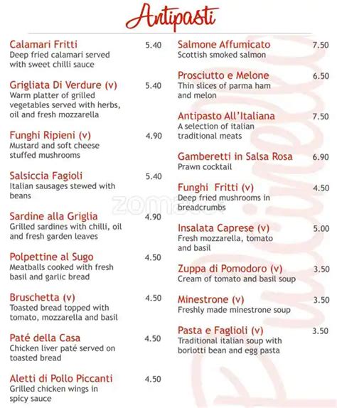 Pulcinella Menu Menu For Pulcinella City Centre Glasgow Zomato Uk