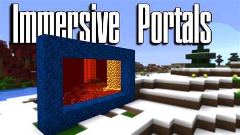 Immersive Portals Mod For Minecraft Forge 2020 Youtube