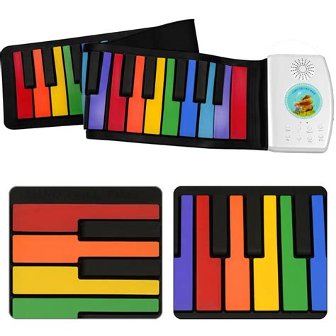 Cant T Miss Clearance Key Hand Rolled Piano Rainbow Silicone