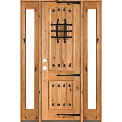 Krosswood Doors In X In Mediterranean Knotty Alder Right Hand