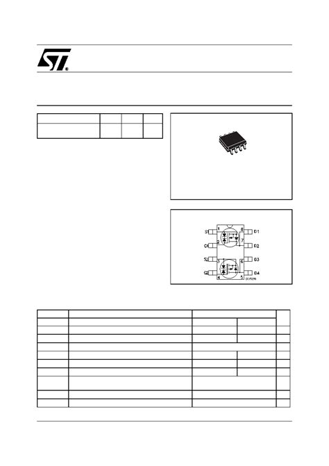 Sts C S Datasheet Pages Stmicroelectronics N Channel V