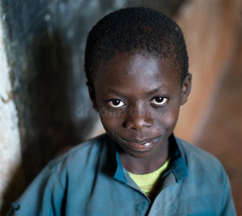 Close-up Portrait of African Black Boy Portrait Inside of School ...