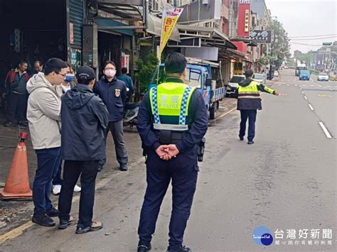 平鎮警加強檢視轄內交通設施 盼讓民眾都能行得安全過好年