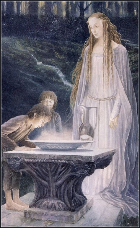 Galadriels Mirror By Alan Lee Alan Lee Tolkien Art Lord Of The Rings