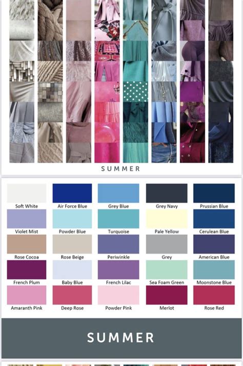 The Color Scheme For Summer In Shades Of Blue Pink And Green