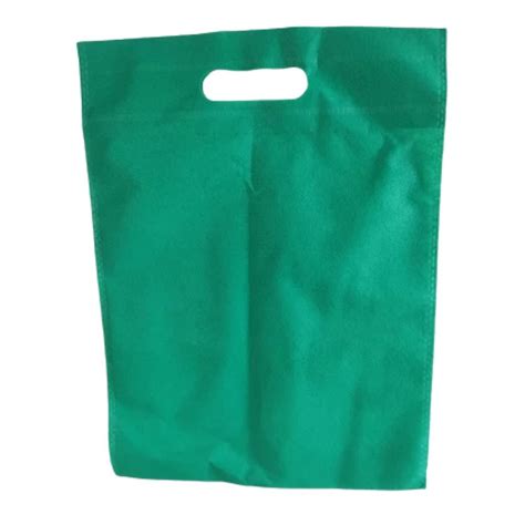 Plain Green Non Woven D Cut Bag For Grocery At Rs 105 Kg In Islampur