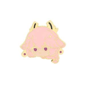 Genshin Impact Yae Miko Head Chibi Enamel Pin Distinct Pins