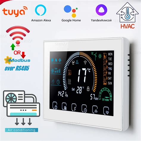 Tuya Wifi Rs Modbus Rtu Programmable Thermostat For Control Valve