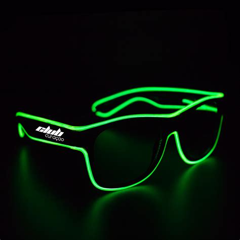 Green Led El Sunglasses Green Shop By Color