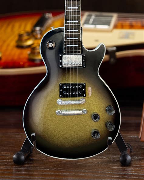 Adam Jones 1979 Gibson Les Paul Custom Antique Silverburst Mini Guit Axe Heaven® Store