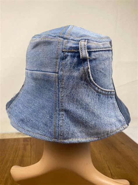 Custom Patchwork Denim Bucket Hat Grailed