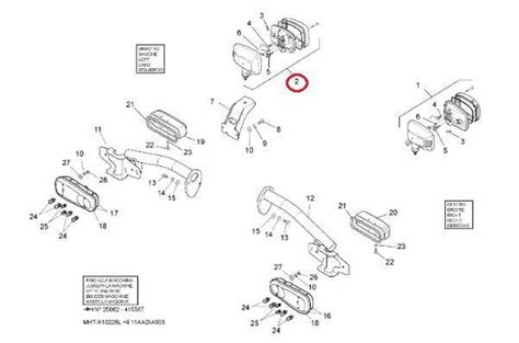 265416 LAMPA PRZEDNIA LEWA MANITOU 265416