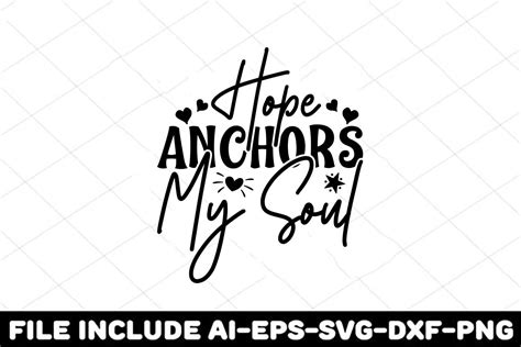 Hope Anchors My Soul Graphic By Gfxexprt · Creative Fabrica