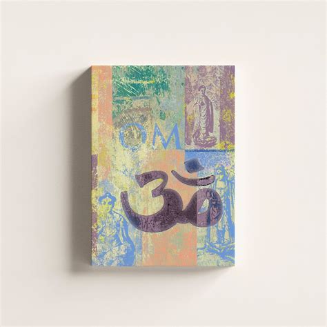 Om Wall Art Sanskrit Symbol Poster Buddhist Gift Hinduism Buddhism