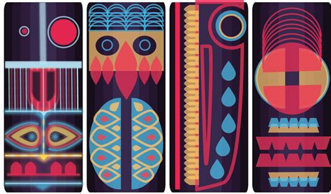 Download Incredible Totem Pole Designs By Grant Lindahl Seen Graphic Design Full Size Png