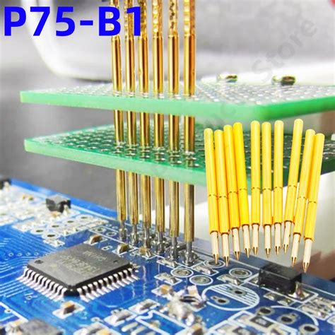 20 100PCS P75 B1 Spring Test Pin Test Probe P75 B Electric ICT FCT PCB