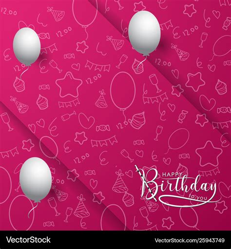 Happy Birthday Background Wallpaper Pink