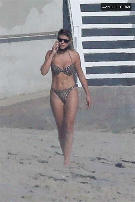Sofia Richie Wears A Leopard Print Bikini While Tanning Her Fit Figure With Bf Scott Disick And
