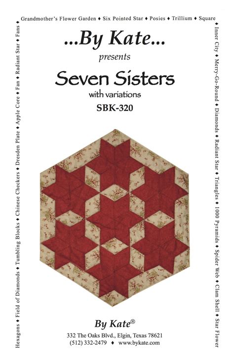 Seven Sisters Quilt Pattern